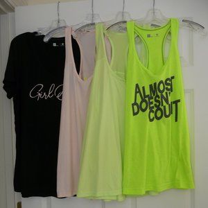 BUNDLE: 4 XERSION TANKS NWOT XL